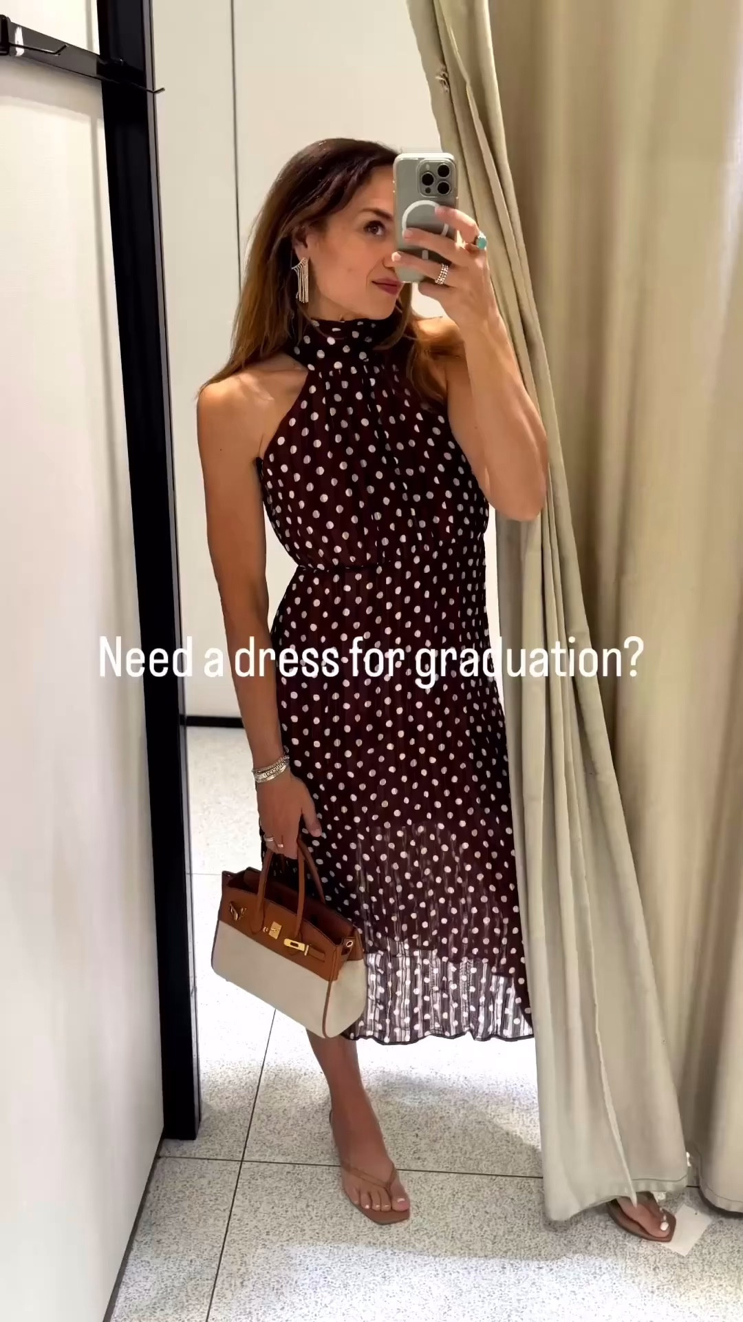 Polka dot dress for graduation! 🧑‍🎓 
Size small worn here 
Zara

#LTKSeasonal #LTKOver40