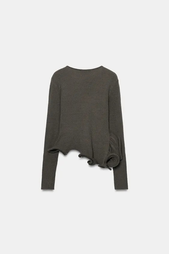 FRILLED KNIT JUMPER | Zara DE