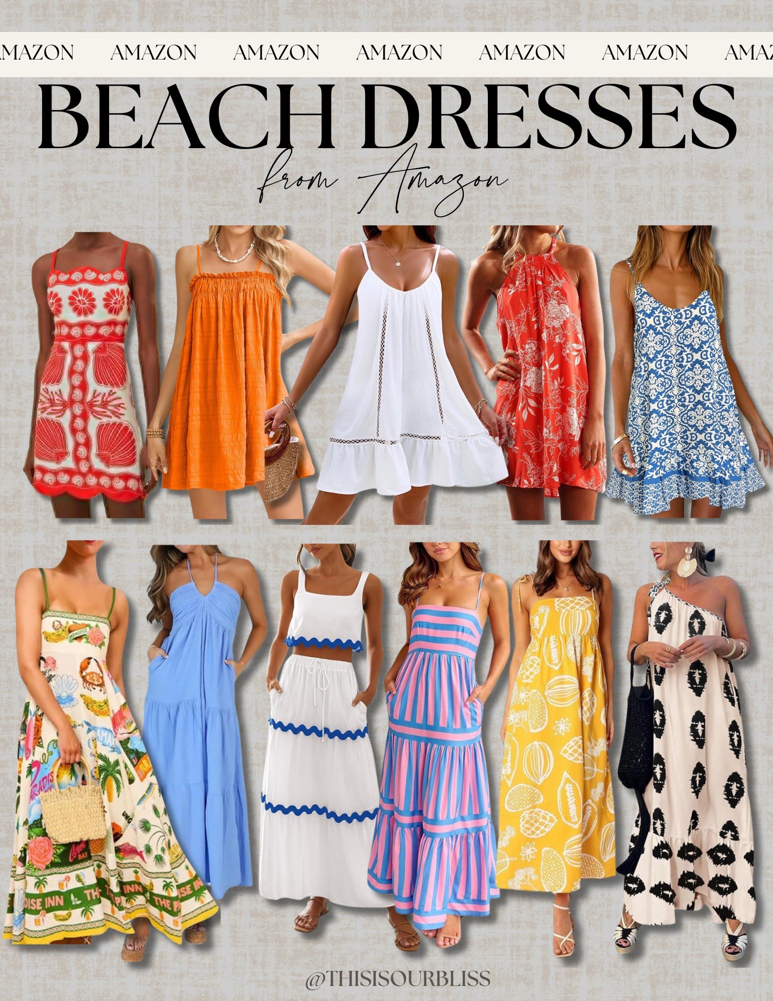 A few beach dresses that I am loving from Amazon! They seriously have the cutest prints and patterns! 


#LTKSwim #LTKStyleTip #LTKFindsUnder50