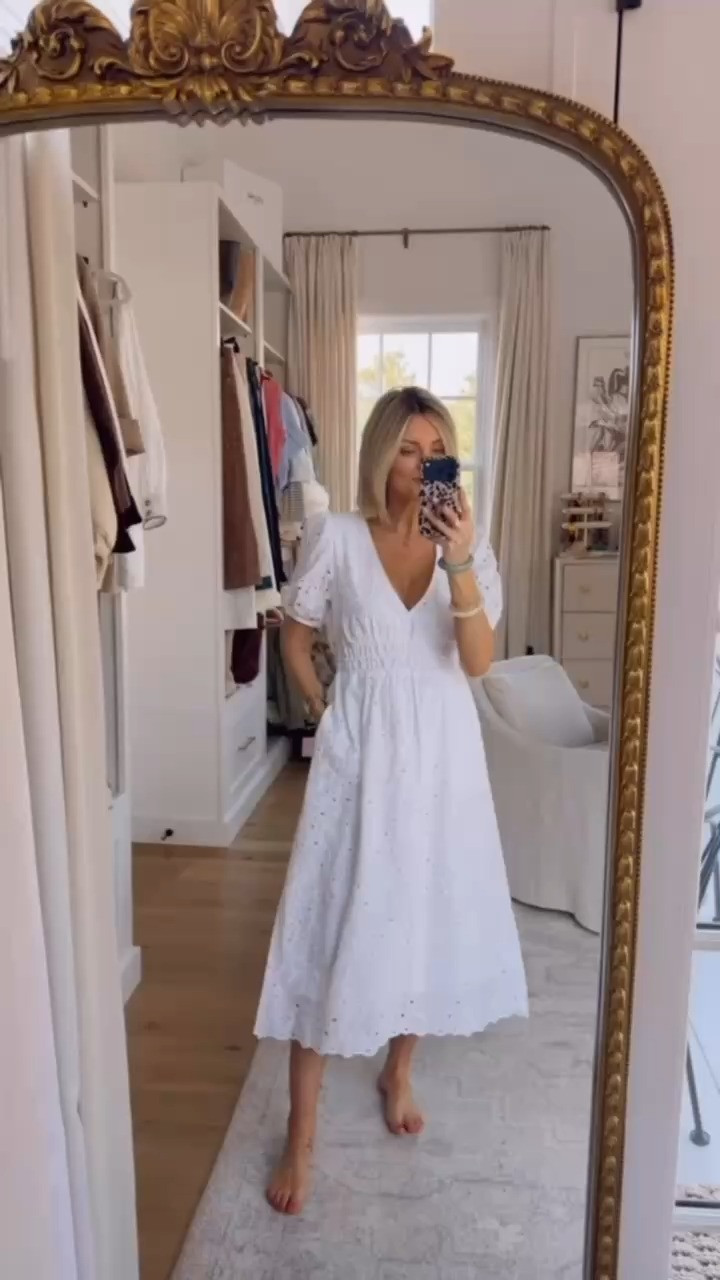 The most perfect white eyelet midi! This would be perfect for anything- family photos, work, vacation, church, or weekend wear you can dress up or down! The price is already so good and it's on sale now! Wearing S

Loverly grey, target fashion finds, affordable womens dresses, dresses under 30, white eyelet long dress, wardrobe staples for spring and summer  

 #LTKootd #LTKSeasonal #LTKSaleAlert