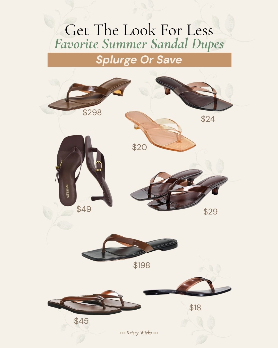 Get the Look For Less! Cute summer sandal dupes! 
Amazing deals on your faves! 🤍✨

#LTKSaleAlert #LTKTravel