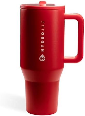 HydroJug Traveler - 32 oz Water Bottle with Handle & Flip Straw - Fits in Cup Holder, Leak Resist... | Amazon (US)