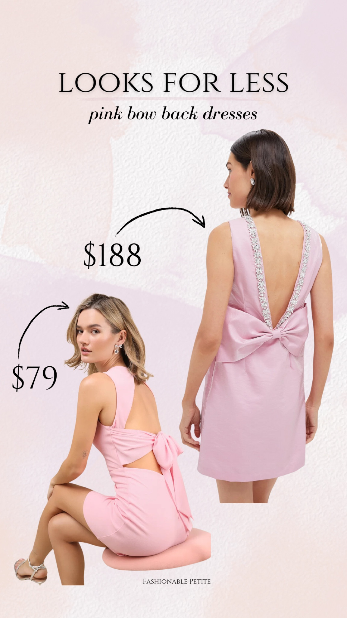 Pink bow back dresses for a springtime event! Save at lulus or splurge at Tuckernuck.
Spring dress, bow dress, formal dress, dressy outfit, bows, pink dress 

#LTKWedding #LTKFindsUnder100 #LTKParties