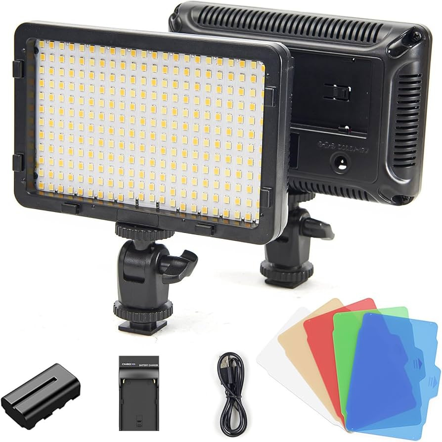 Tolifo 26W Bi-Color LED Camera Light, Ultra Bright CRI 95+ Video Light Panel with 2200mAh Battery... | Amazon (CA)