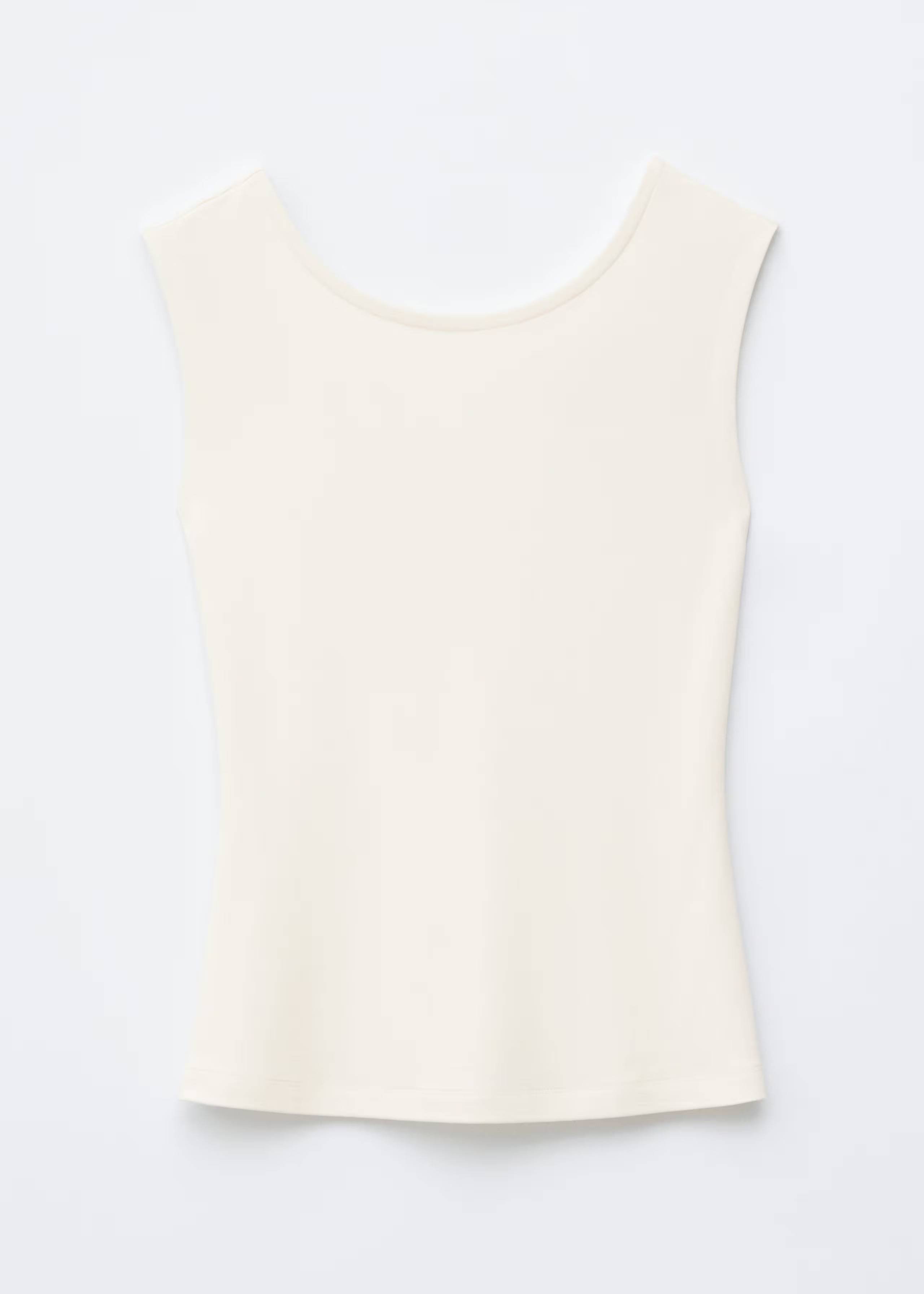 V-Cut Back Top - White - Sleeveless tops - & Other Stories GB | & Other Stories UK
