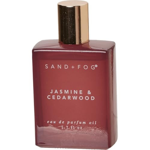 Sand + Fog Jasmine & Cedarwood Eau de Parfum Oil, 1.7 fl oz | Amazon (US)