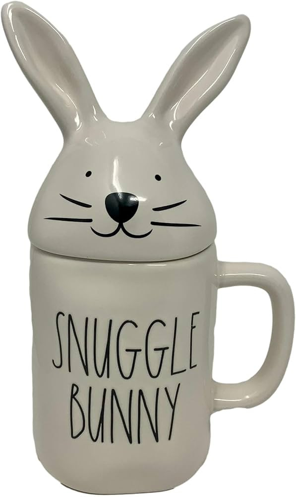 Rae Dunn SNUGGLE BUNNY Mug With Lid | Amazon (US)