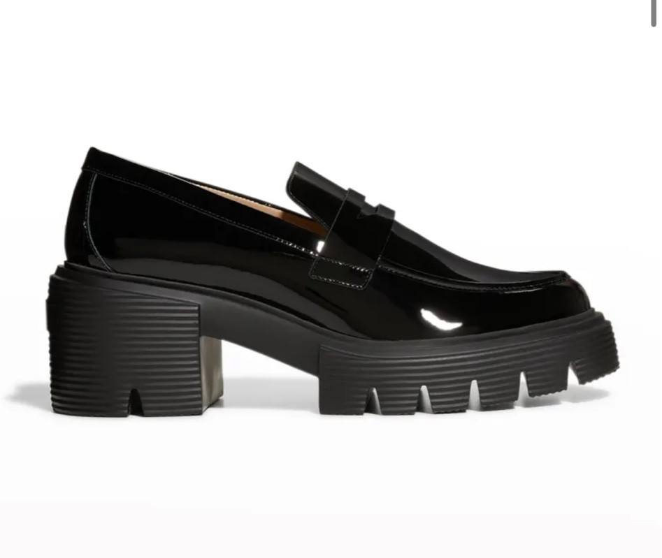 Stuart Weitzman penny loafers. Obsessed! 

#LTKshoecrush #LTKSeasonal #LTKstyletip