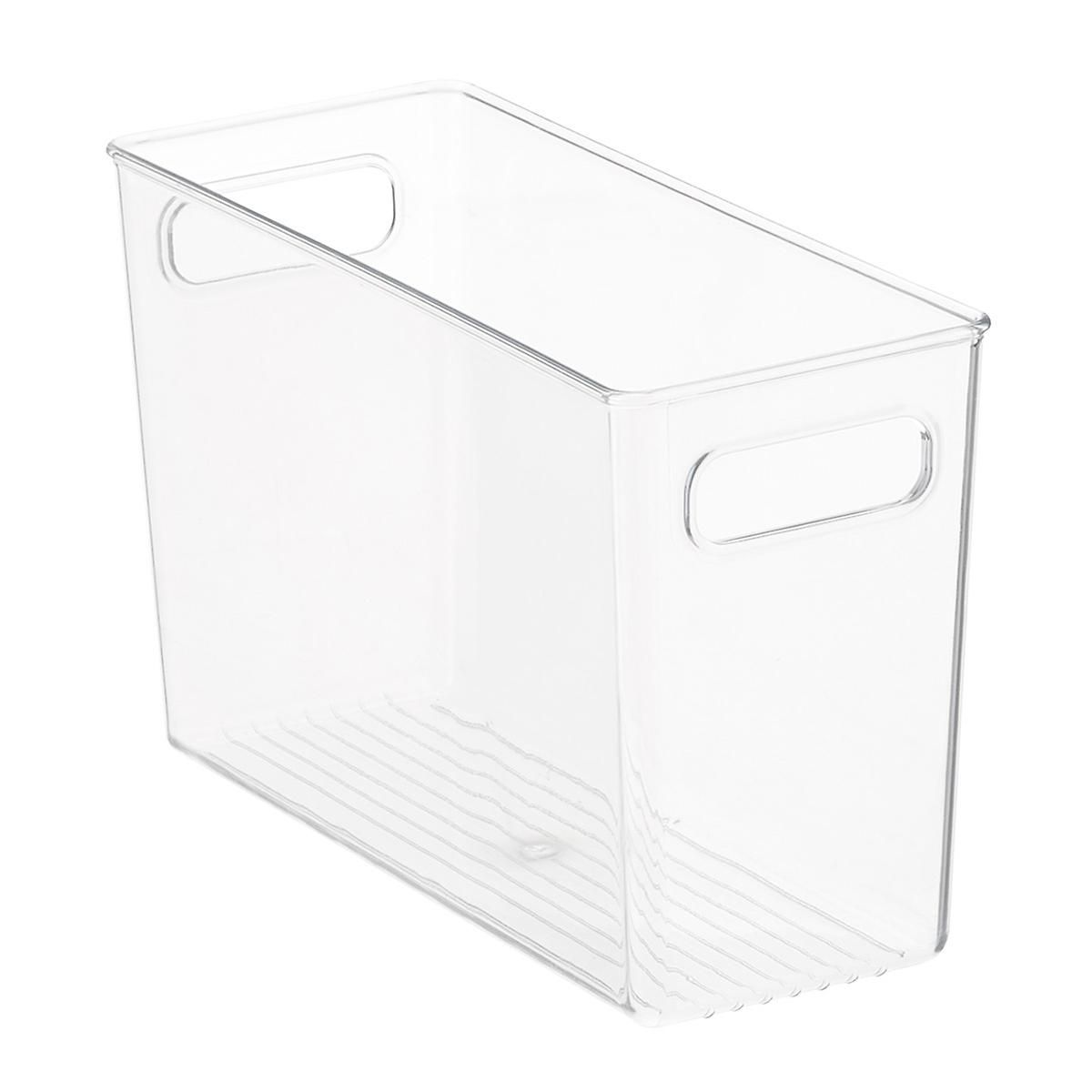iDESIGN Linus Small Kitchen Bin Clear | The Container Store
