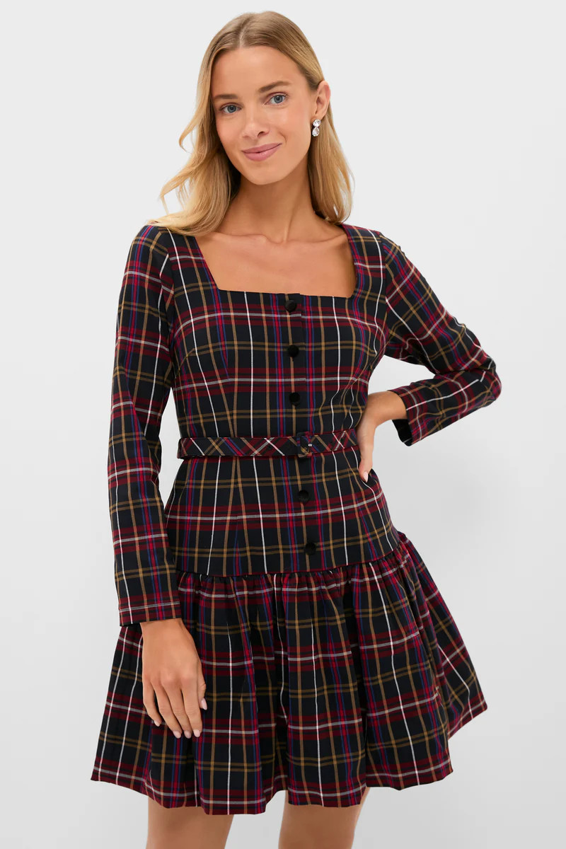 Baroque Tartan Bubble Liza Dress | Tuckernuck (US)