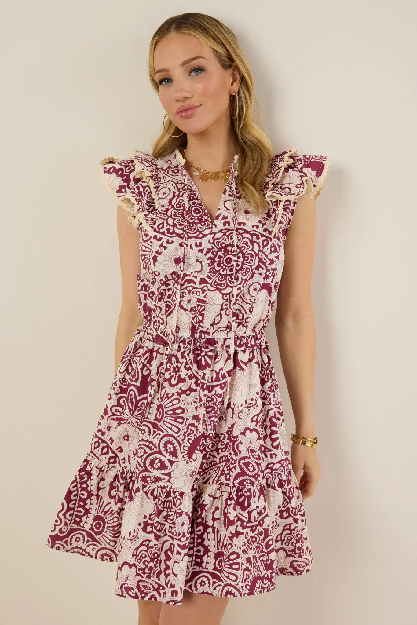 Maren Dress- Plum | Avara