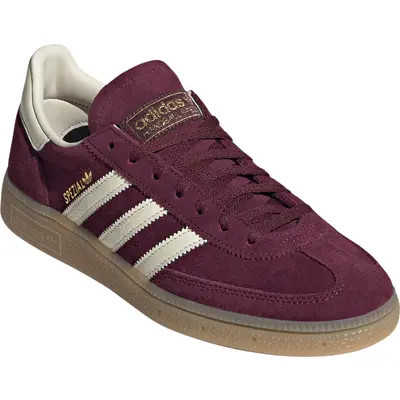 adidas Handball Spezial Sneaker in Maroon/Cream White/Gold at Nordstrom, Size 8 | Nordstrom