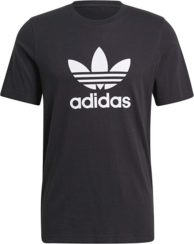 Amazon.com: adidas Originals,mens,Trefoil T-Shirt,Black/White,Large : Clothing, Shoes & Jewelry | Amazon (US)