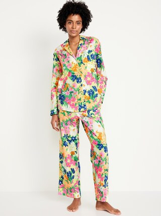 Poplin Pajama Set for Women | Old Navy (CA)