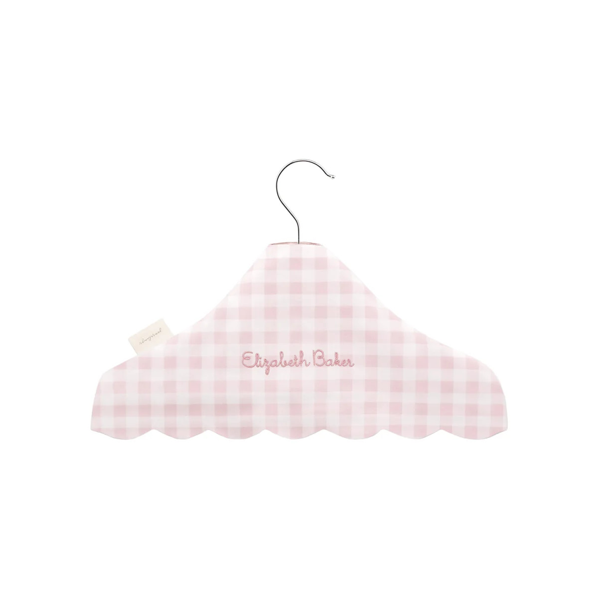 Children's Hanger in Pink Gingham | Over The Moon