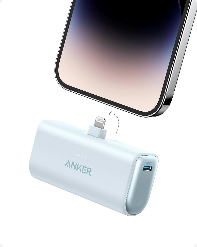 ANKER Nano Portable Charger for iPhone, with Built-in MFi Certified Lightning Connector, Power Ba... | Amazon (US)