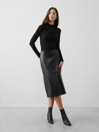 Ribbed Mock-Neck Top | Banana Republic Factory