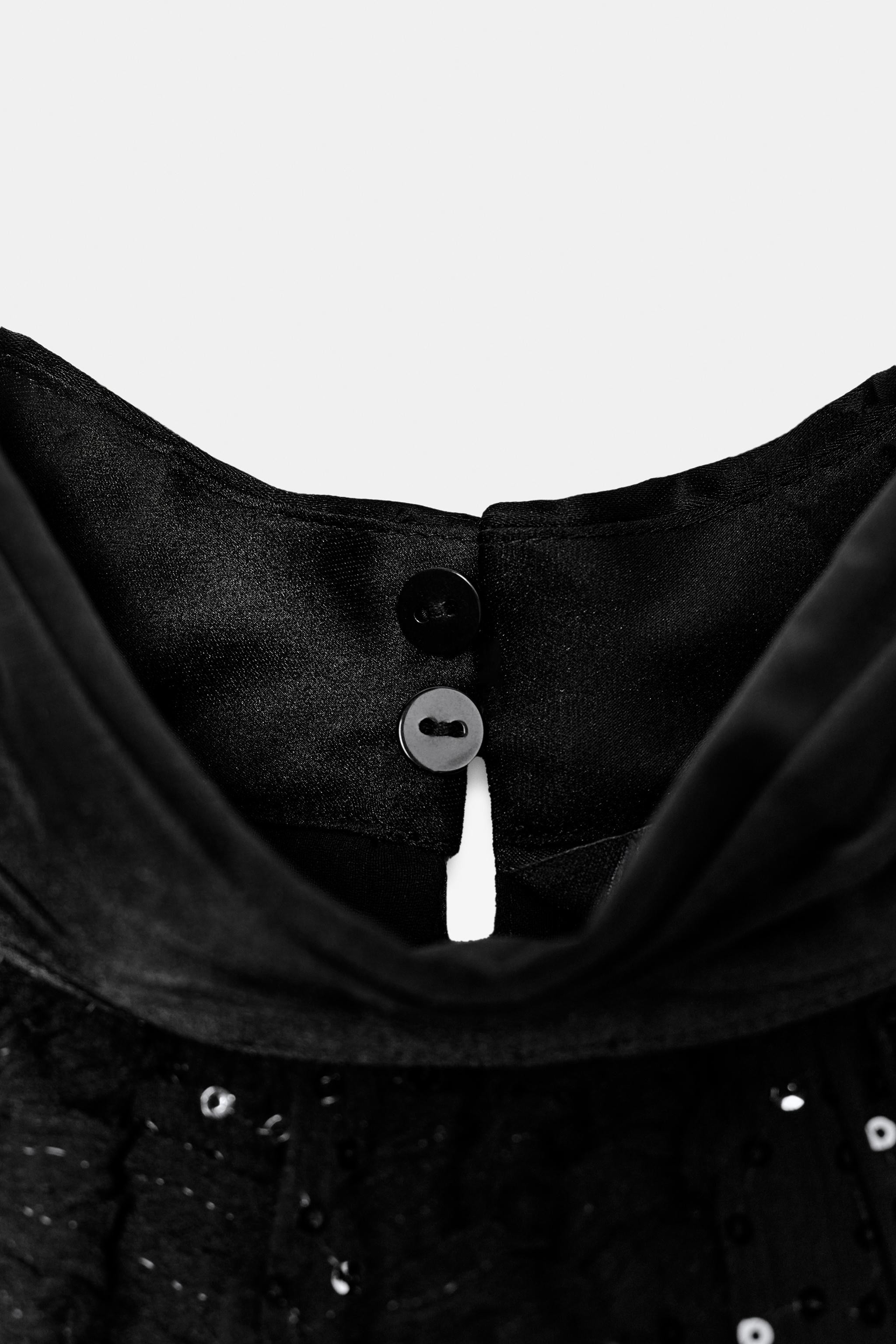 ASYMMETRIC SEQUIN TOP | Zara US