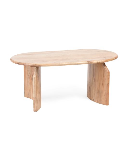 Oval Top Semi Circle Leg Coffee Table | TJ Maxx