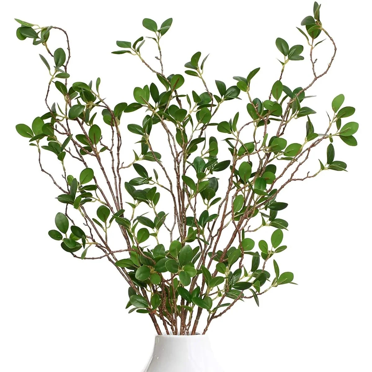 Wofair Faux Ficus Twig Leaf Plants Decor for Artificial Ficus Branches Branches Hanging Rattan We... | Walmart (US)