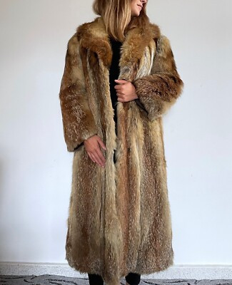 Vintage Canadian Red Fox fur Coat,Long Luxury Custom Made Fox fur Coat  | eBay | eBay US