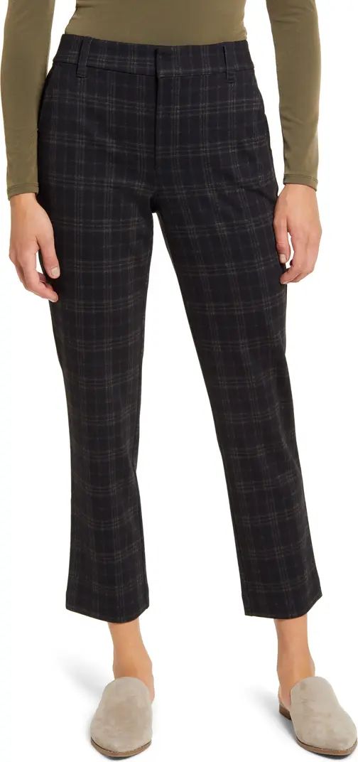 Ab-Solution Plaid Ankle Trousers | Nordstrom