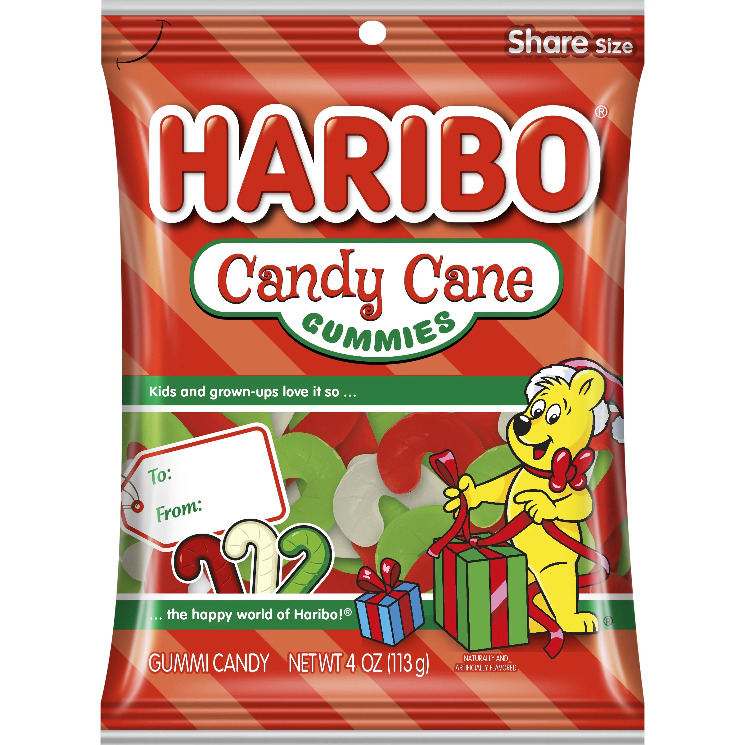 HARIBO Candy Cane Gummies pack of 1, 4 oz. Bag | Walmart (US)
