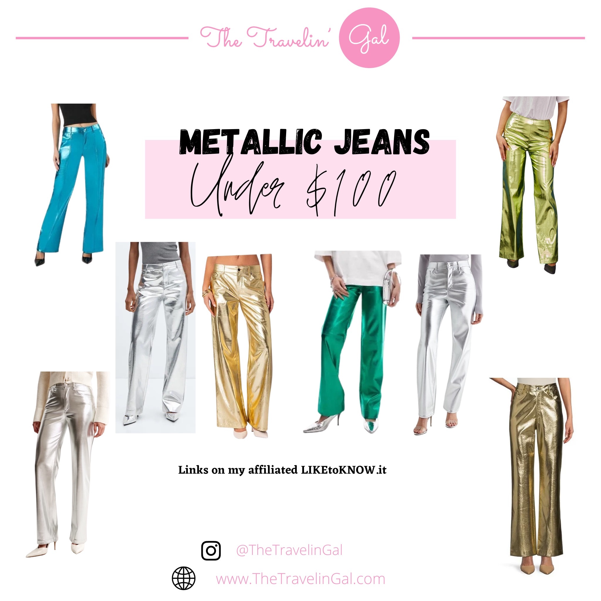 #Metallic
#MetallicJeans 
#Jeans 
#Pants 
#Under100 
#trendalert
#SilverPants 

#LTKHoliday #LTKGiftGuide #LTKfindsunder100
