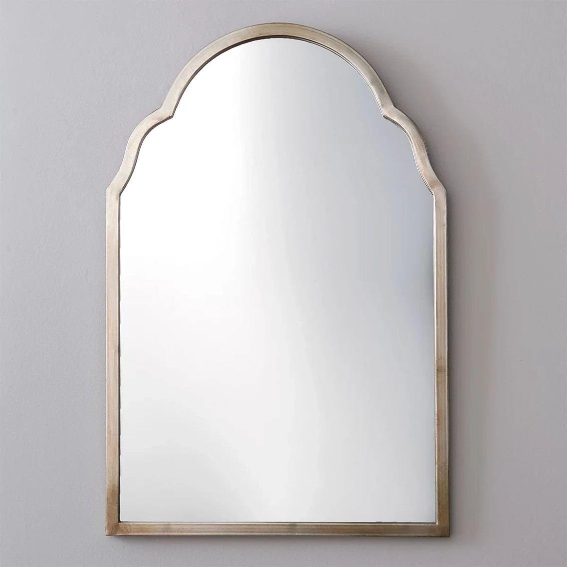 Silver Arched Frame Mirror | Shades of Light