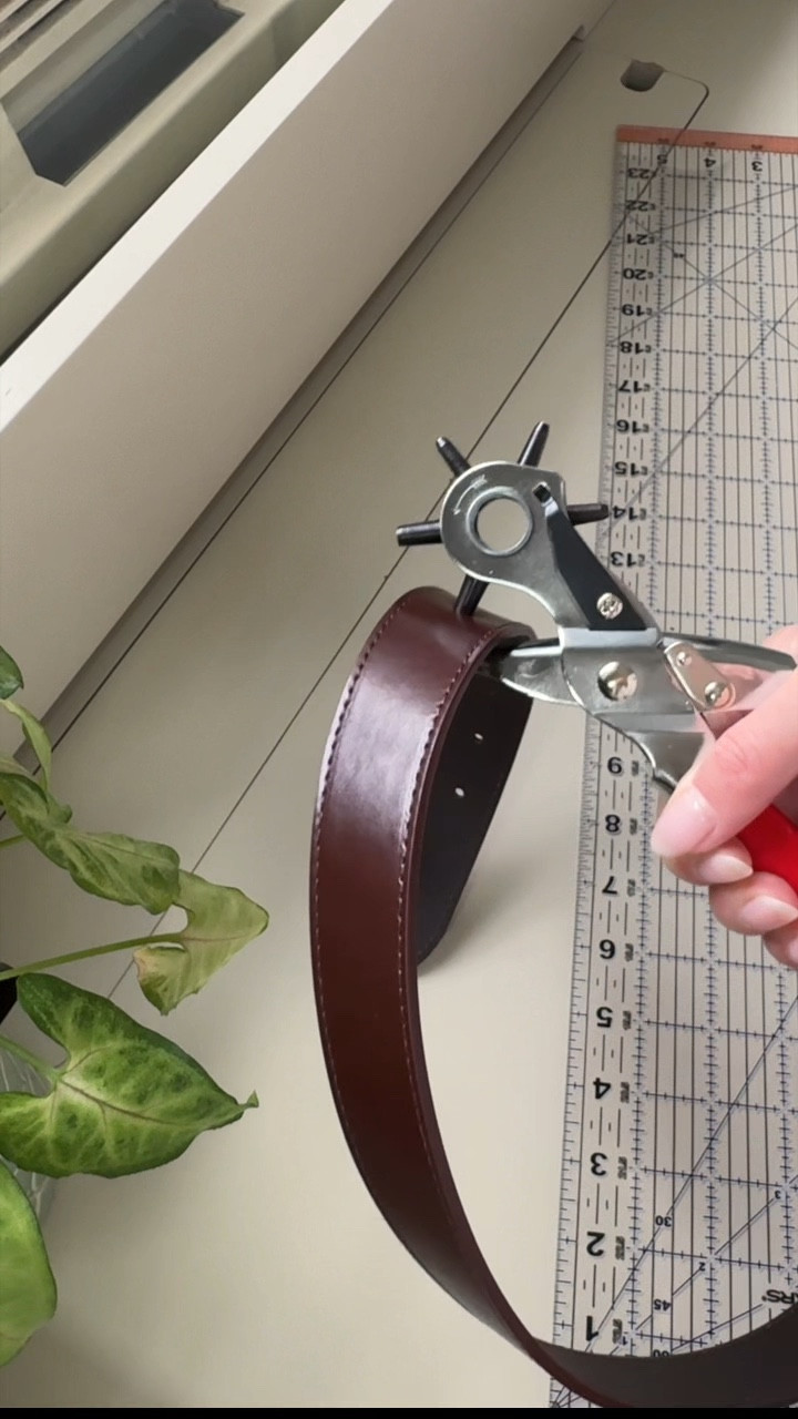 Leather hole punch. Have a belt you need more holes on, then this is all you need!! #leather #belt #holepunch 

#LTKStyleTip #LTKFindsUnder50