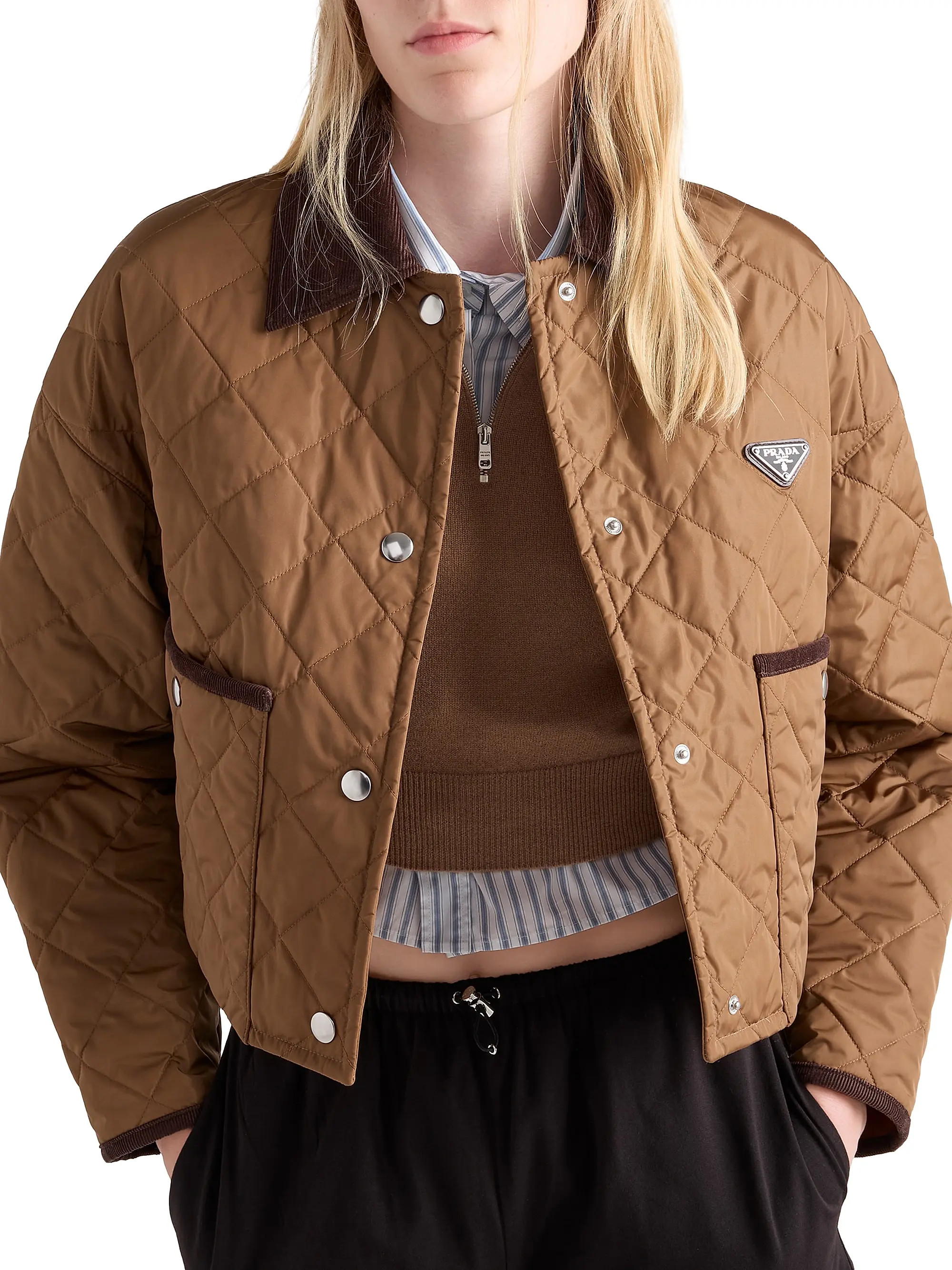 Light Re-Nylon Cropped Jacket | Saks Fifth Avenue