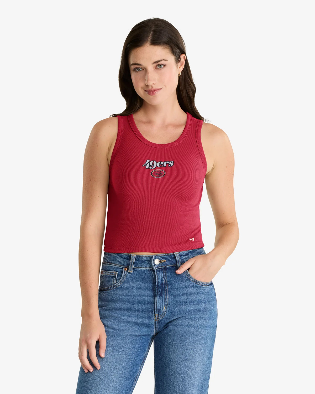 SAN FRANCISCO 49ERS STRAIGHT CUT '47 BABY RIB TANK WOMENS | '47Brand