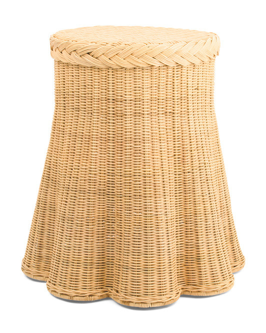 22in Rattan Clanton Round Accent Table | Bedroom | Marshalls | Marshalls