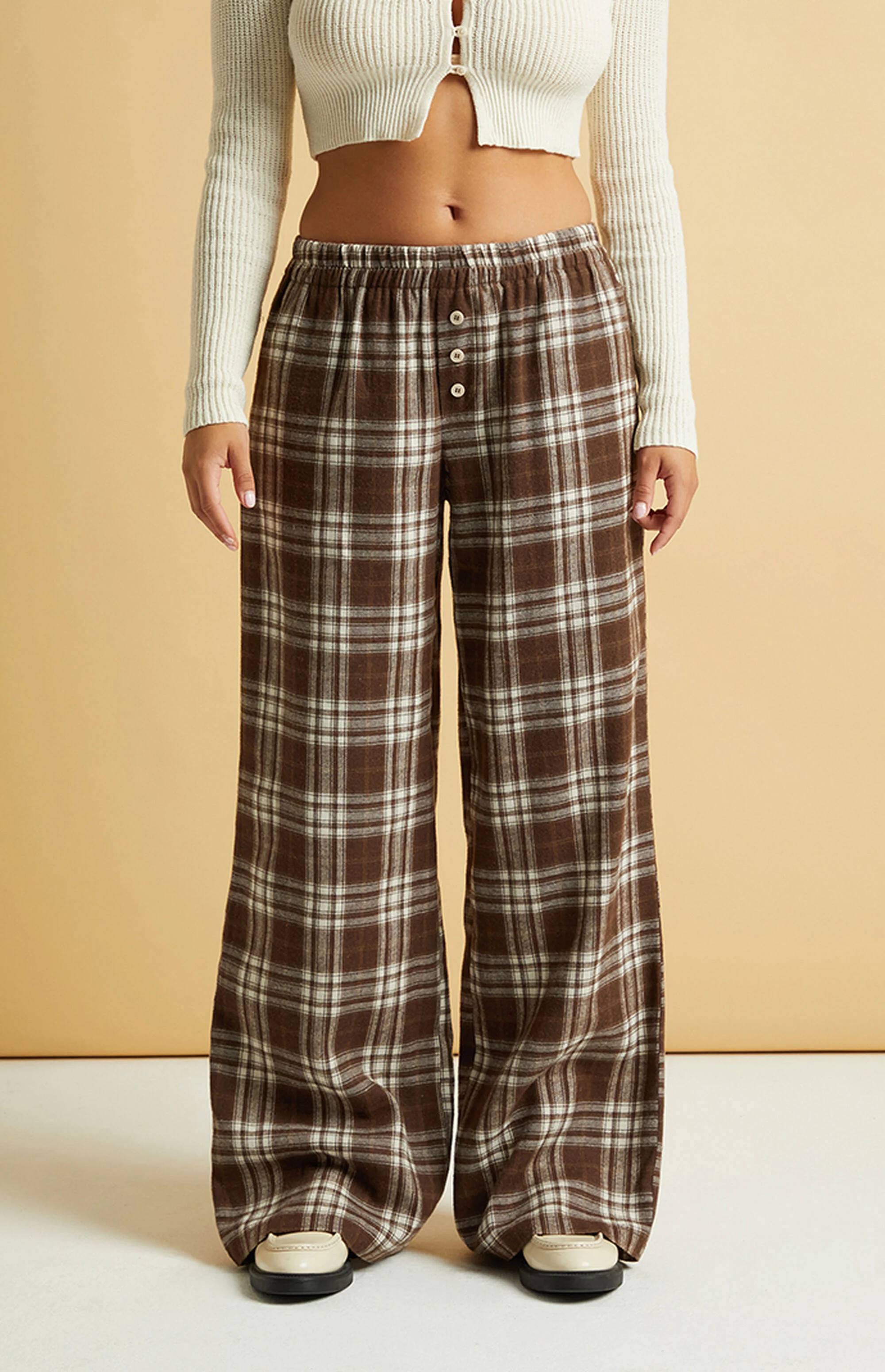 Beverly and Beck Flannel Boxer Pants | PacSun