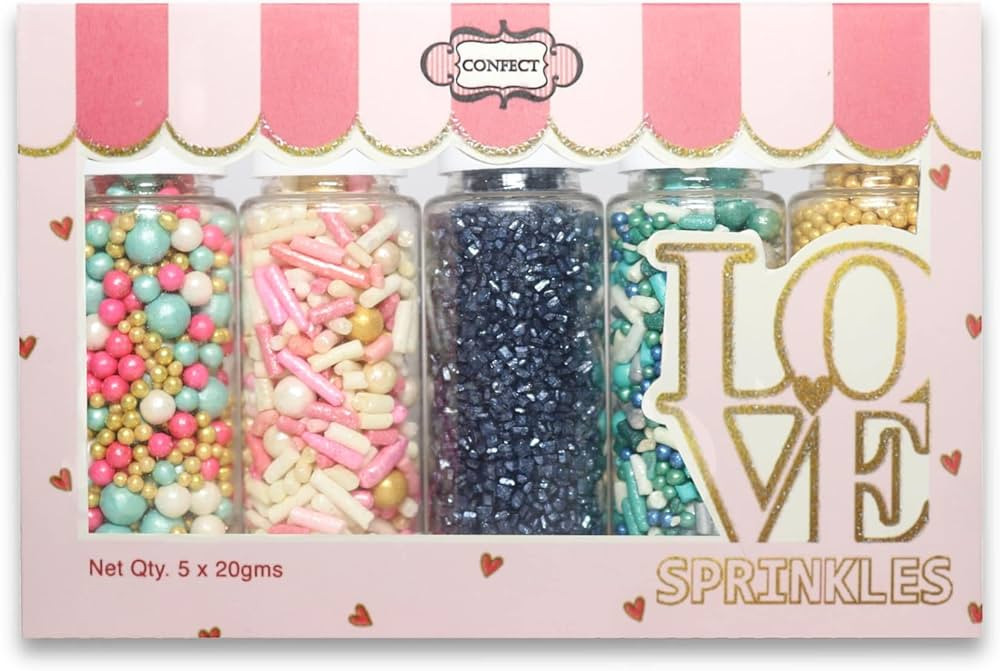 Confect Fusion Mashup Sprinkles FM Multipack 18 100 GMS for Cake Cupcake Décor | Amazon (US)