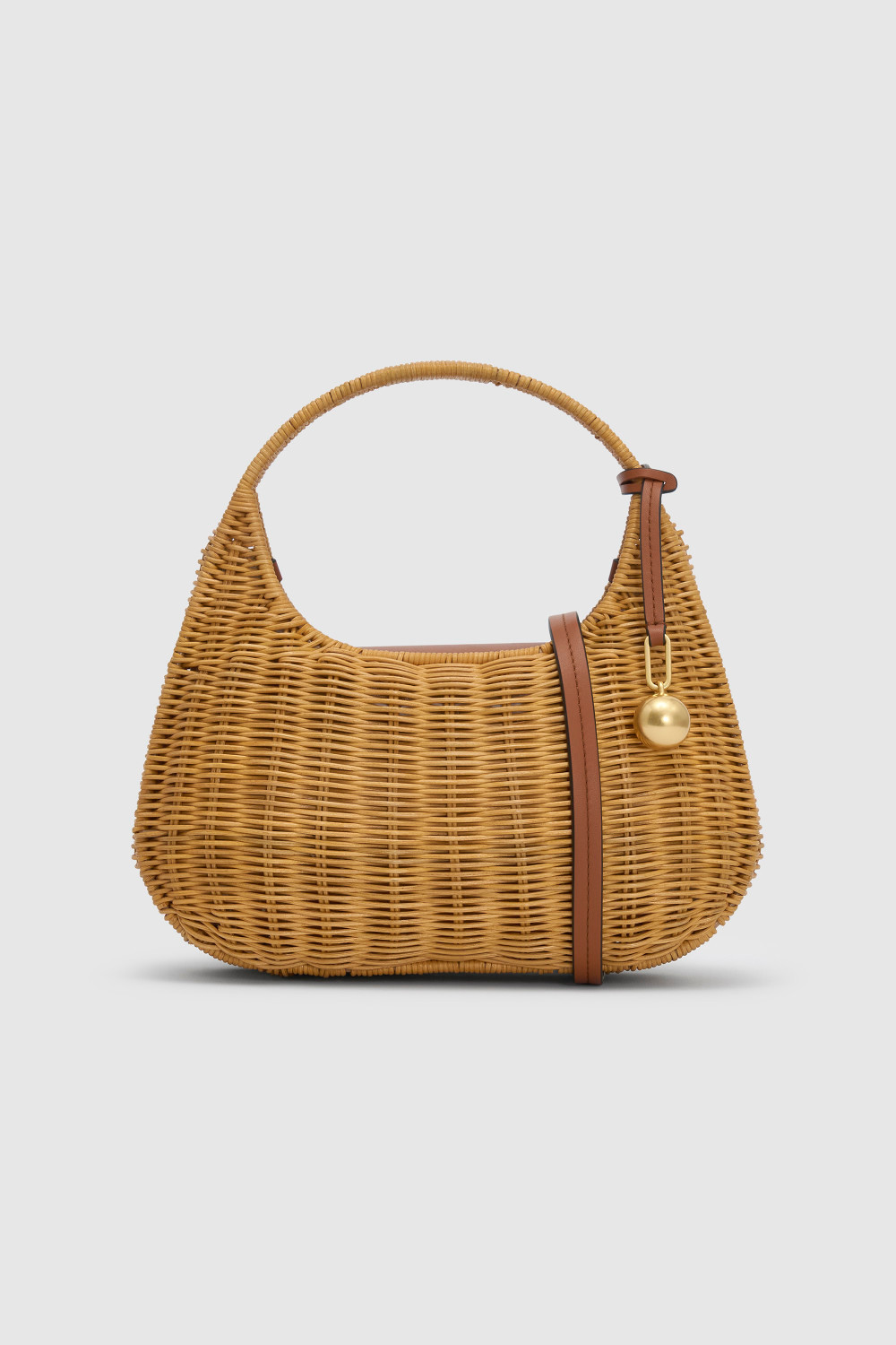Clara Wicker Mini Bag Natural/Cognac | Oroton
