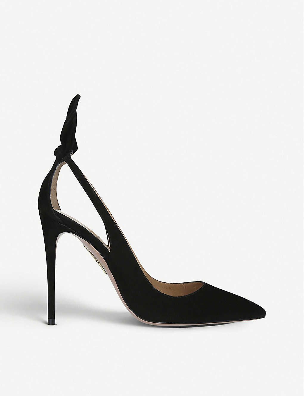 Deneuve suede heeled pumps | Selfridges