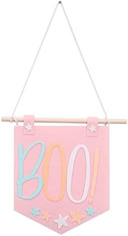 The Pink BOO Gang Banner - Happy Halloween Garden Flag, Fall Wall Decor for Classroom, Cute Autum... | Amazon (US)