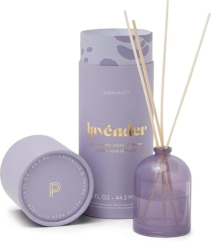 Paddywax Petite Reed Diffuser Set with Wooden Reeds, 720 Hour Long Lasting Home Fragrance Oil Dif... | Amazon (US)