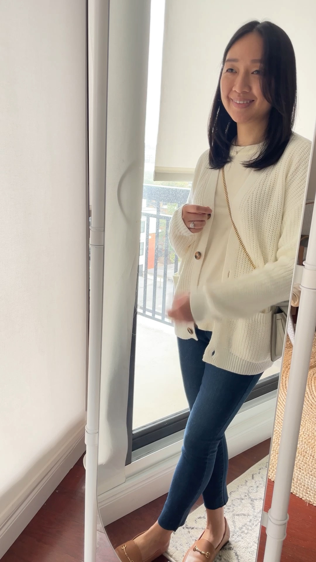 #Ad I'm excited to share some affordable mix and match fall looks from @WalmartFashion. Everything is $32 and under @walmart! #liketk.it #WalmartFashion #walmartfinds #affordablefashion #fallfashion

Sizes I'm wearing are as follows (I'm 5' 2.5" and currently 112 pounds):

Time and Tru Cardigan, Size S

Celebrity Pink dark floral puff sleeve top, size M (I sized up for length and since the brand is Junior sizing)

Free Assembly Sherpa Jacket, Size S because XS was too short

Free Assembly Sweater, size S (sleeves run longer)

Time and Tru sweater, size XS

Sofia Ankle mid-rise skinny jeans, size 0 short

Free Assembly pullover, size XS is a relaxed boxy fit (I also own it in ivory/cream from last year)

Free Assembly black high-rise skinny jeans, size 0 short - was $25 now $9.51

Free Assembly 7/8 leggings, size XS -was $18 now $12.60

#LTKstyletip #LTKunder50 #LTKSeasonal