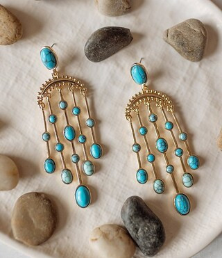 x Brooke Webb of KBStyled Melissa Tiered Chandelier Drop Earrings | Dillard's