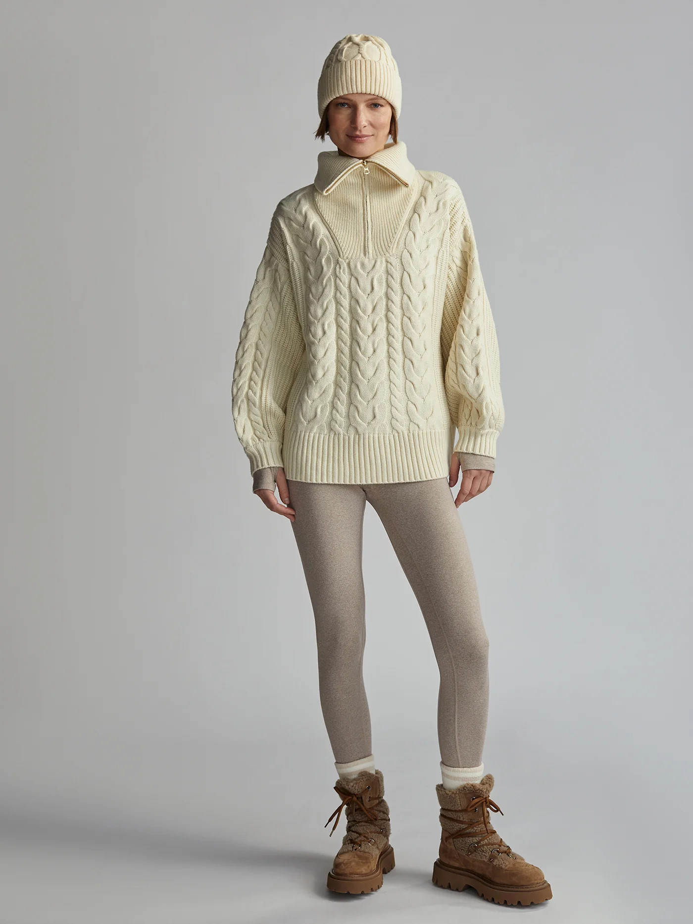 Daria Half Zip Cable Knit | Varley USA