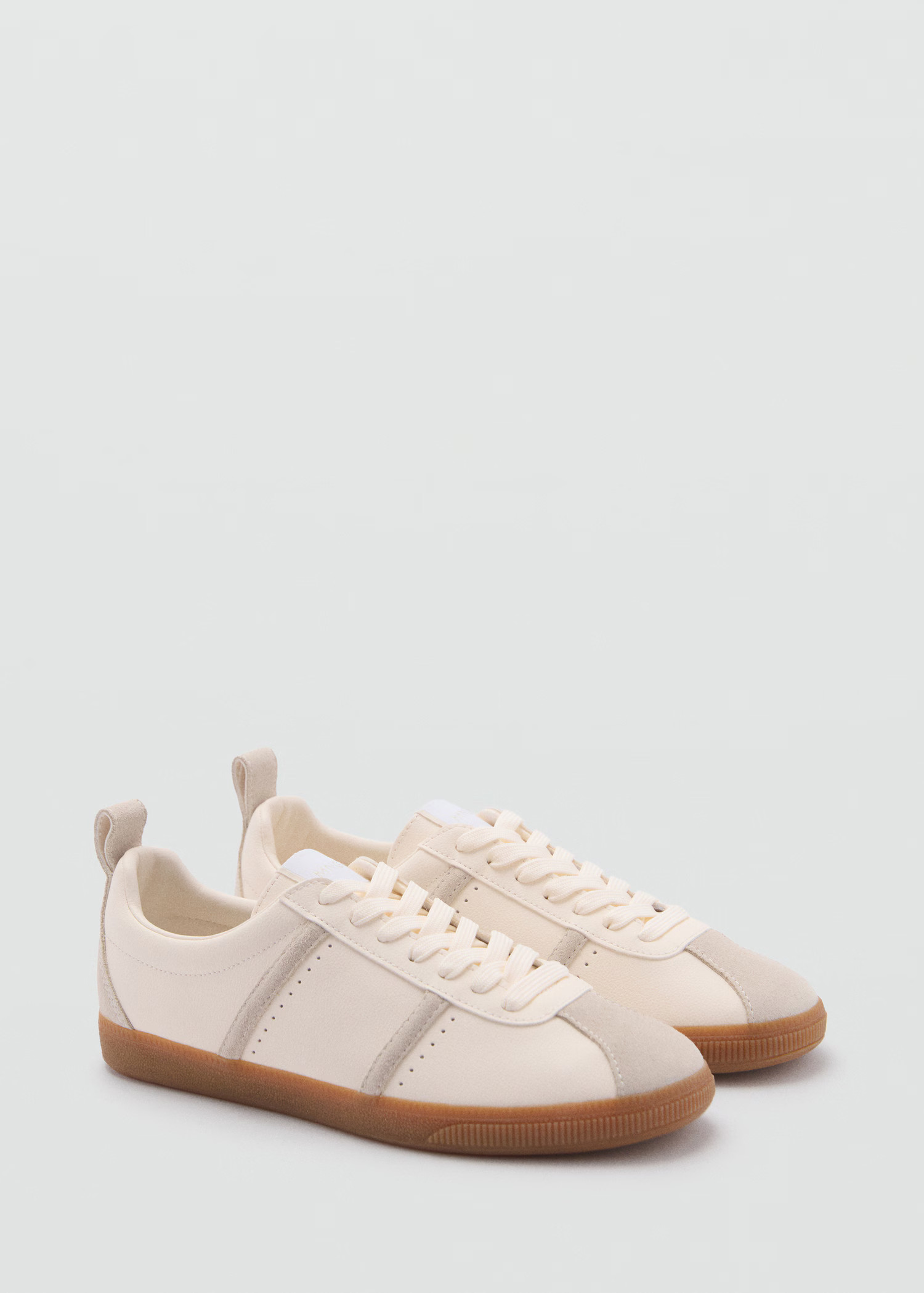 Sneaker mit Kontrasteinsätzen - Damen | MANGO Österreich | Mango EU