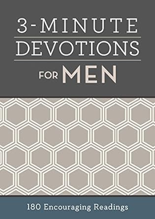 3-Minute Devotions for Men: 180 Encouraging Readings      Paperback – Organizer, January 1, 201... | Amazon (US)