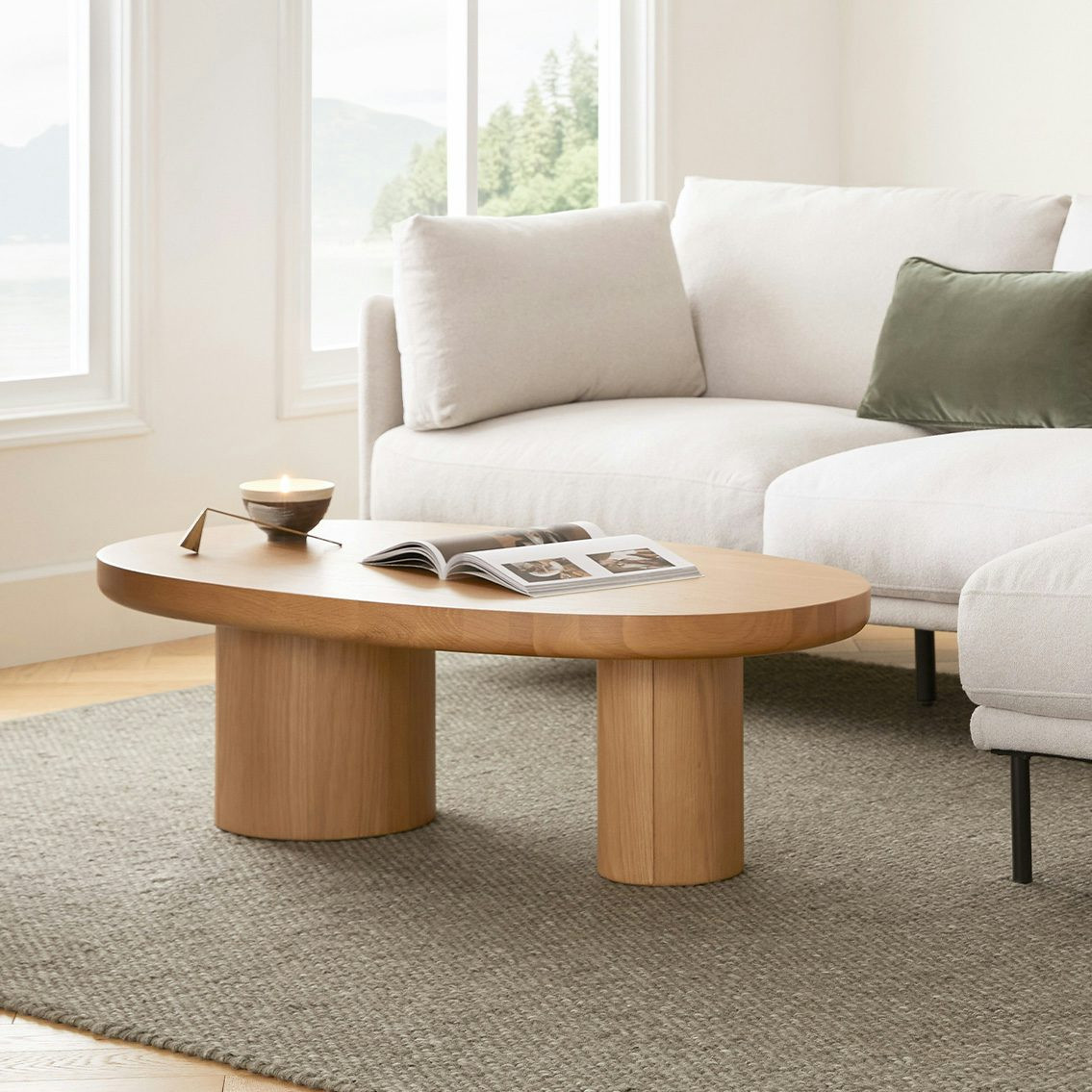 Baarlo 46" Coffee Table - Oak | Article