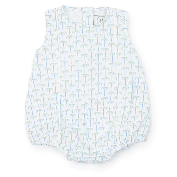 Reid Boys' Pima Cotton Bubble - Pacific Palms Blue | Lila and Hayes