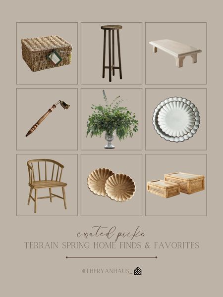 Terrain just released some new spring arrivals, and everything is so beautiful! They took a focus on florals and gardens this year, and I love the whimsical feeling of it all. I rounded up some of my favorites. The scalloped details 😍

#LTKstyletip #LTKSeasonal #LTKhome