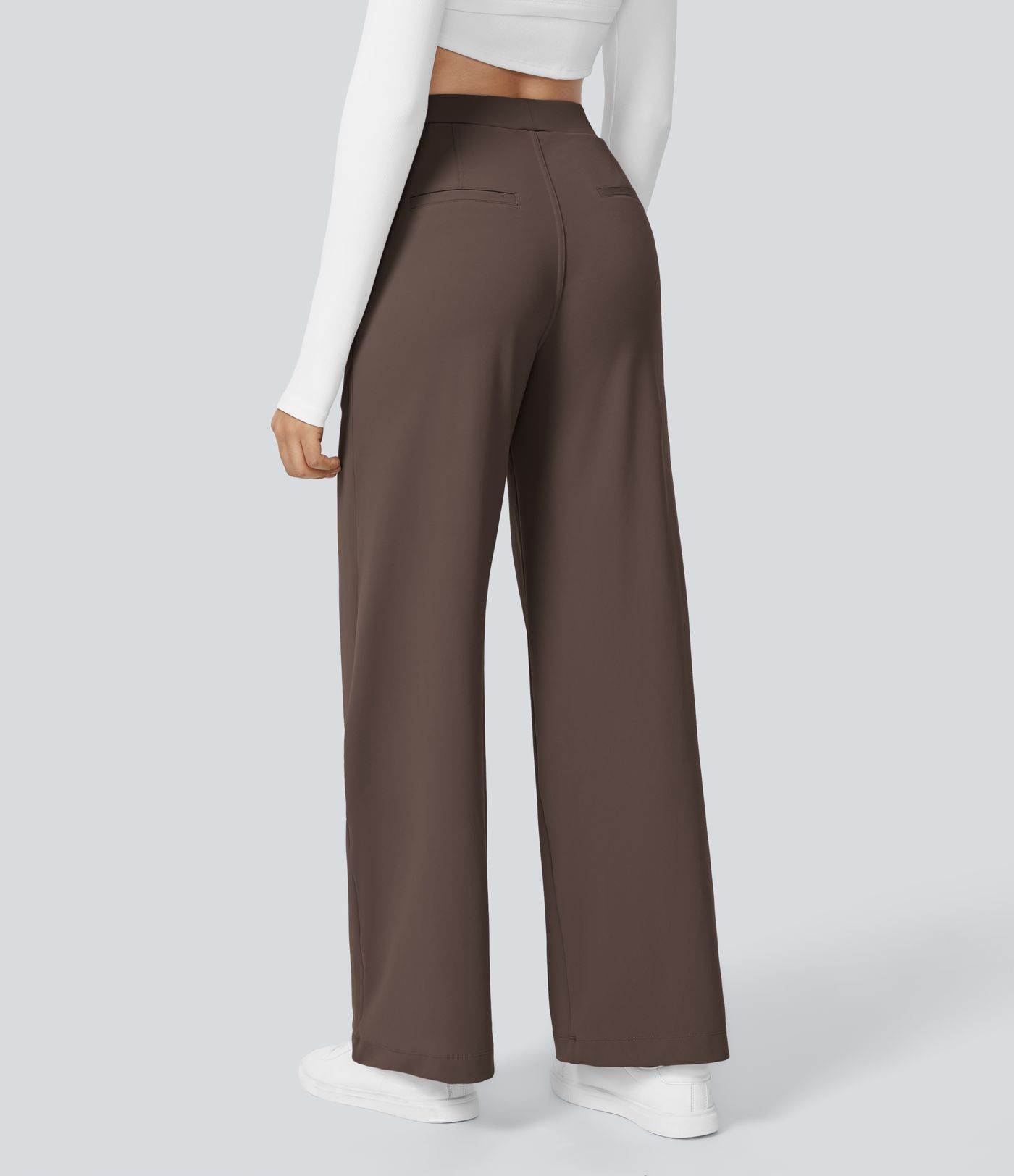 Women’s Halara Flex™ DayStretch High Waisted Pocket Straight Leg Work Pants - Halara | HALARA