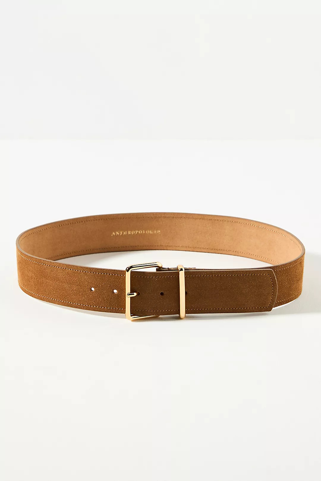 Square-Buckle Suede Belt | Anthropologie (US)