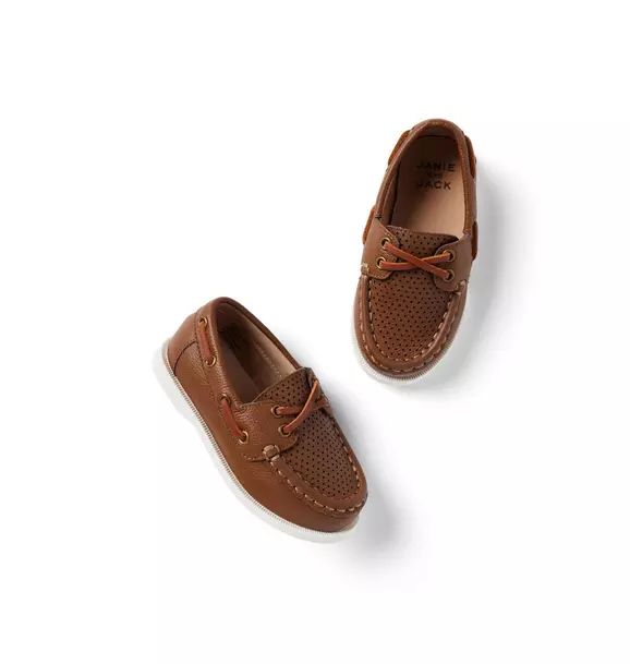 Perforated Boat Shoe | Janie and Jack